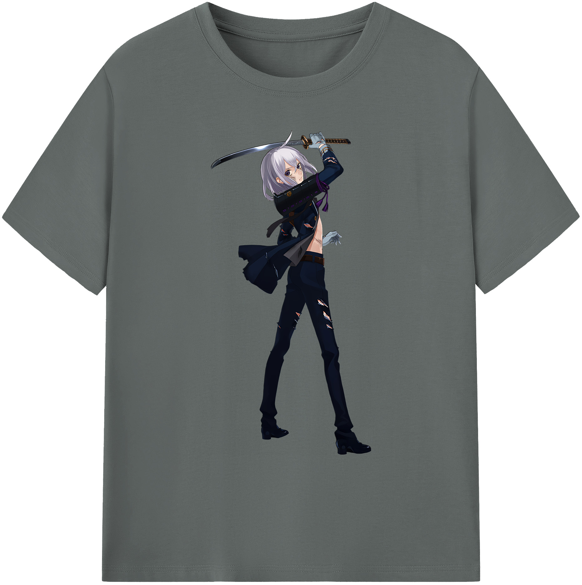 （画像用） 刀剣乱舞 Touken Ranbu 綿100％ メンズ半袖Tシャツ｜肌触りやわらか＆通気性